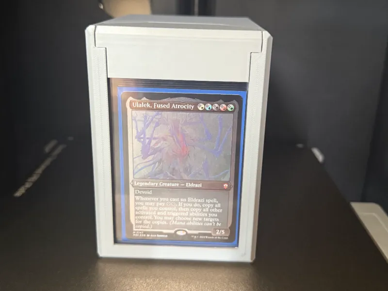 MTG Commander Deckbox Triple Sleeved