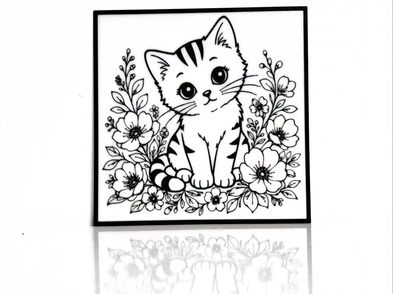 Katzenbaby - Wandbild