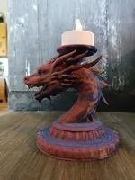 Bougeoir tête de dragon — photo 3