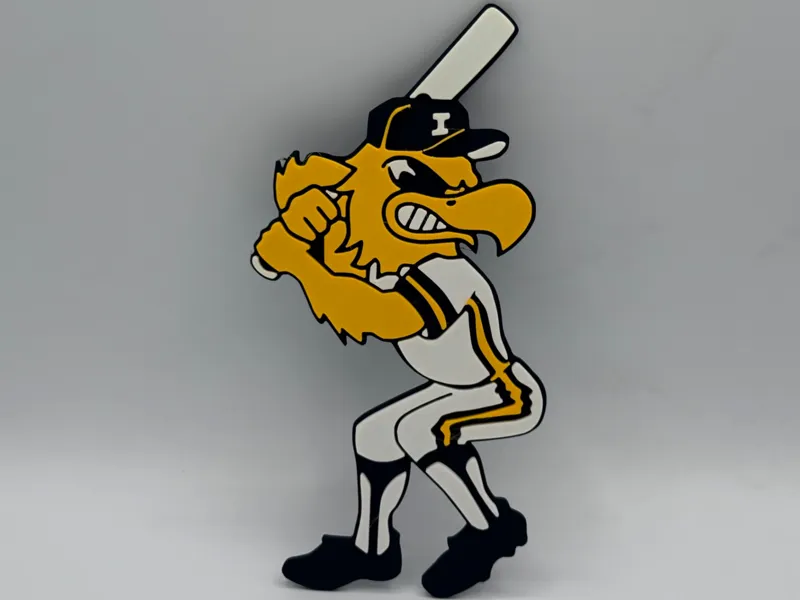IOWA BASEBALL HERKY LOGO