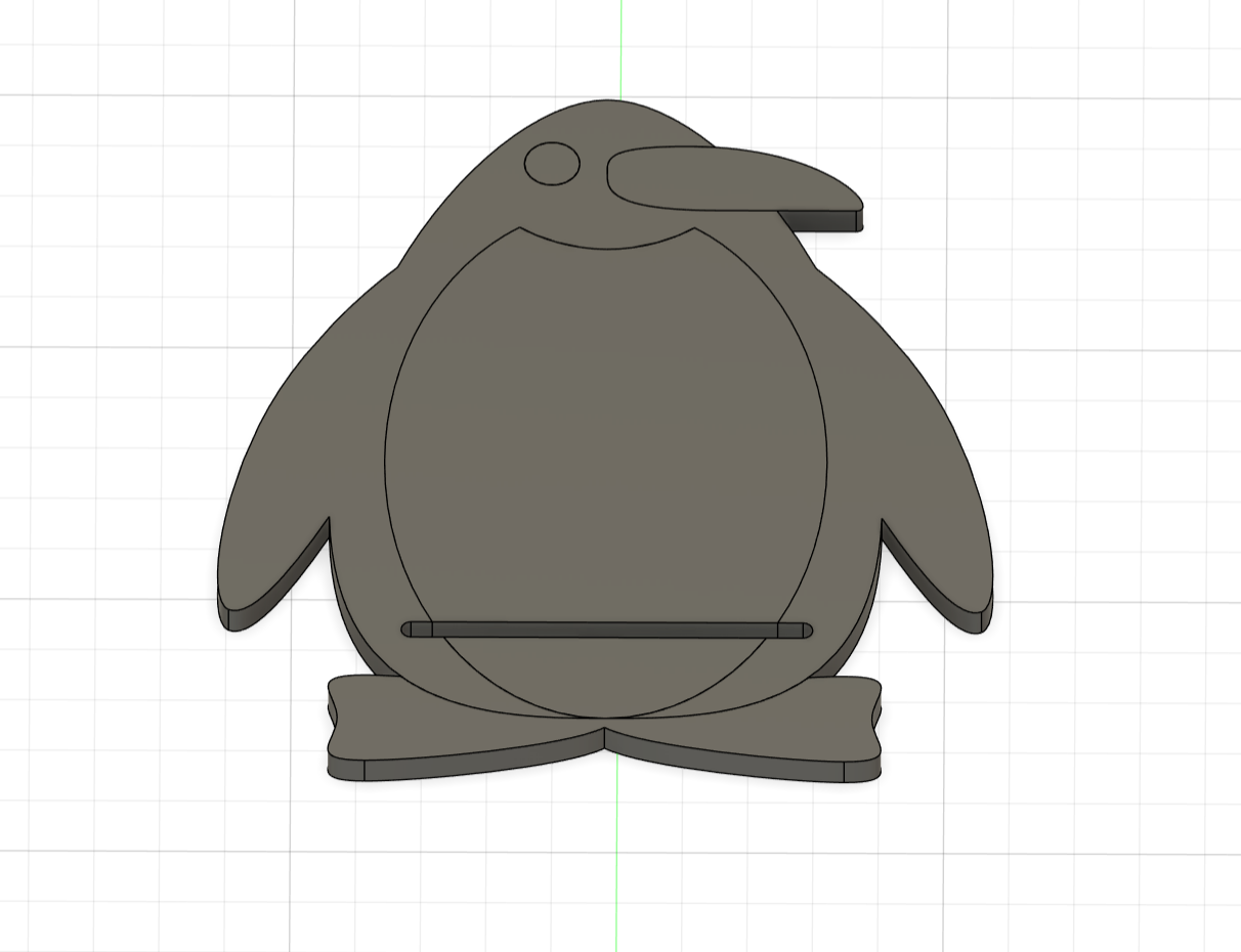Miniatura 2 do modelo 3D Penguin Toothpaste Squeezer Stand