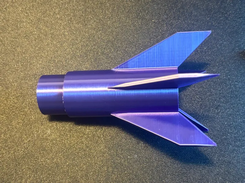 Parametric Modular Model Rocket — Fin Can