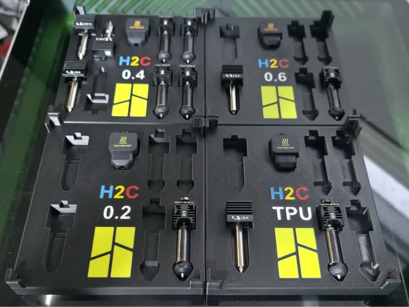 H2C Hotend tray insert