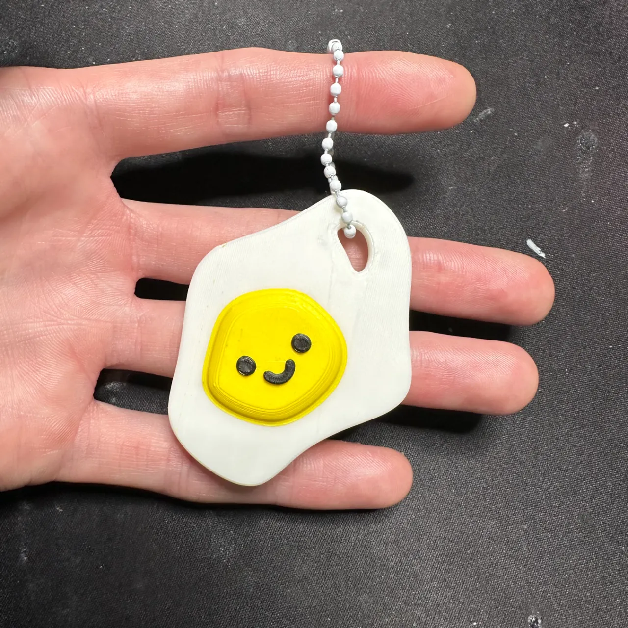 Egg Pal funny keychain / earring view 3