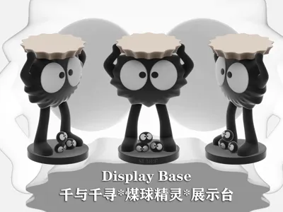Display Base: Spirited Away: Little Soot Sprite Display Stand