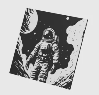 space wall art hueforge
