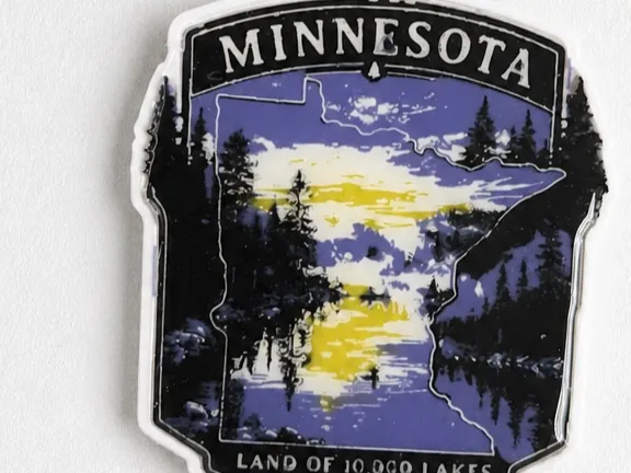 Minnesota Morning Key Chain