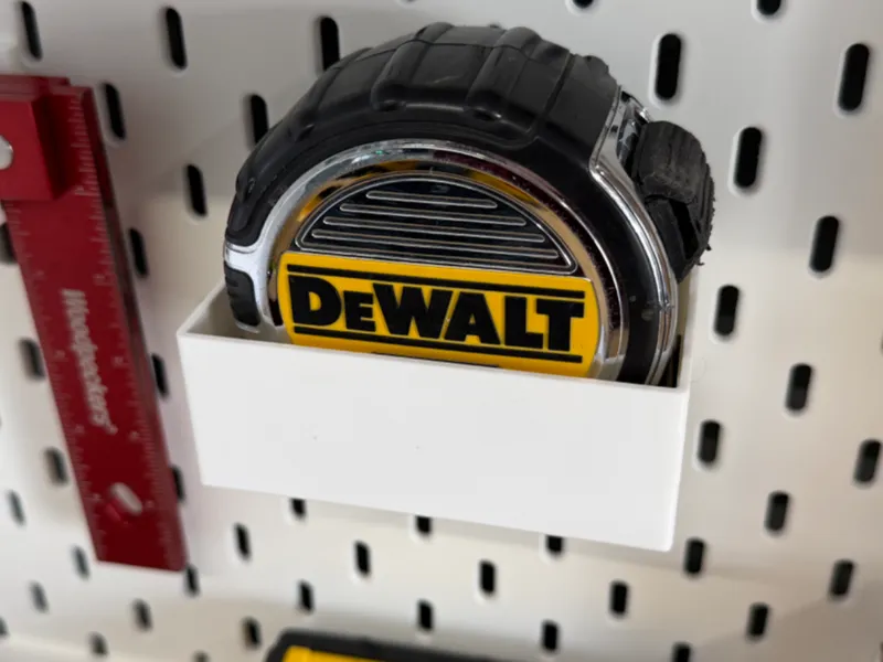 Large Tape Measure - Skadis mount. Dewalt 30'