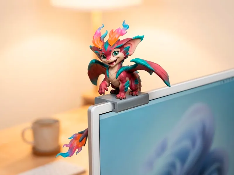 Smolder - Cute Monitor Pet & Screen Topper