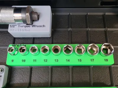 Grdifinity Gearwrench 3/8" Metric Socket Holder