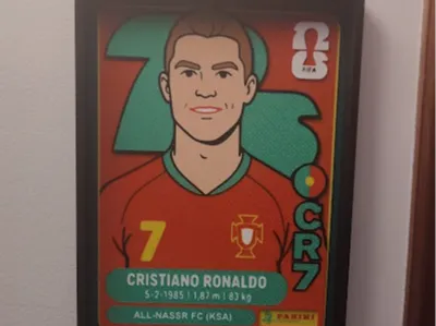 CR7 Card Frame – Wall Decor for Football Fans