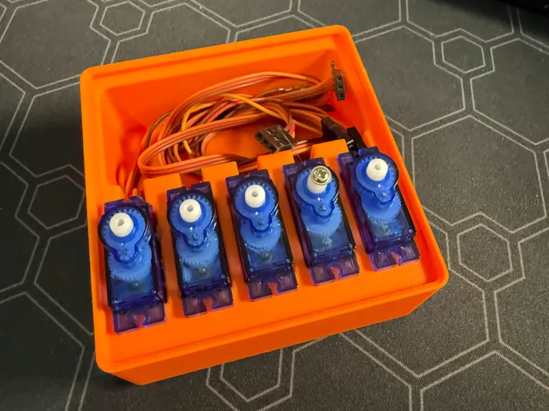 Gridfinity Servo (FS90R) Storage