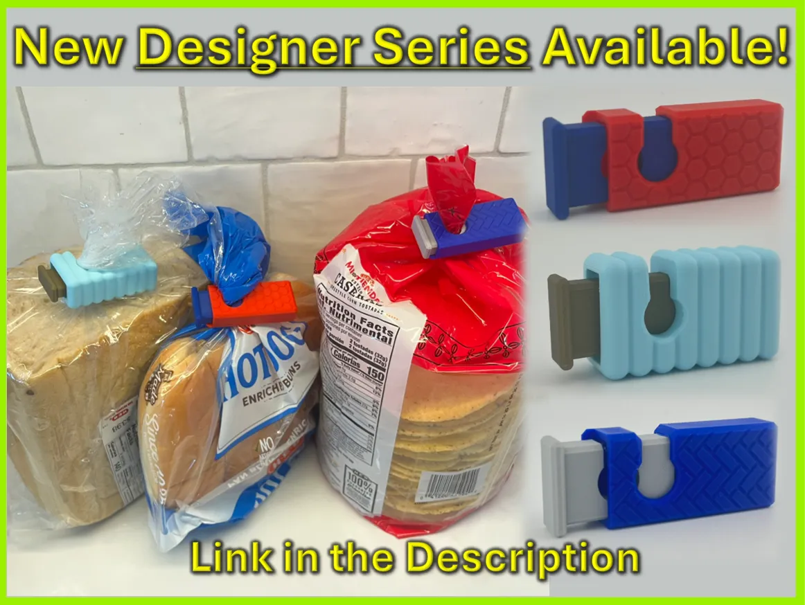 Twist Tie Bag Clip for Bread, Buns, Chips, etc. view 2