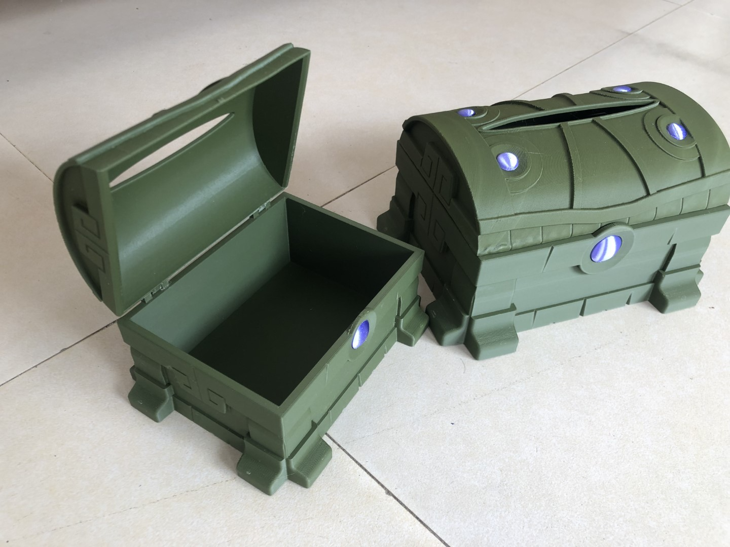 Miniatura 2 do modelo 3D 塞尔达传说神庙宝箱纸巾盒