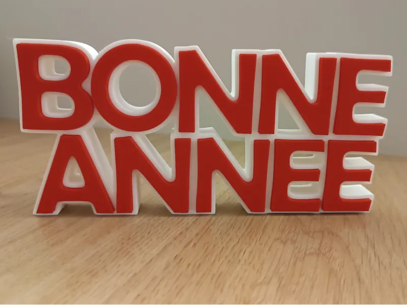Centre de table Bonne Année