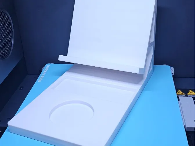 Bookstand with cupholder and a place for Glasses