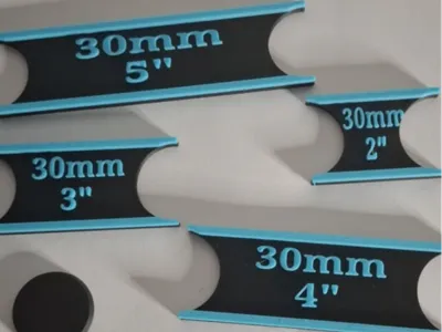 Pre measured 2-6 inch 30mm base stick