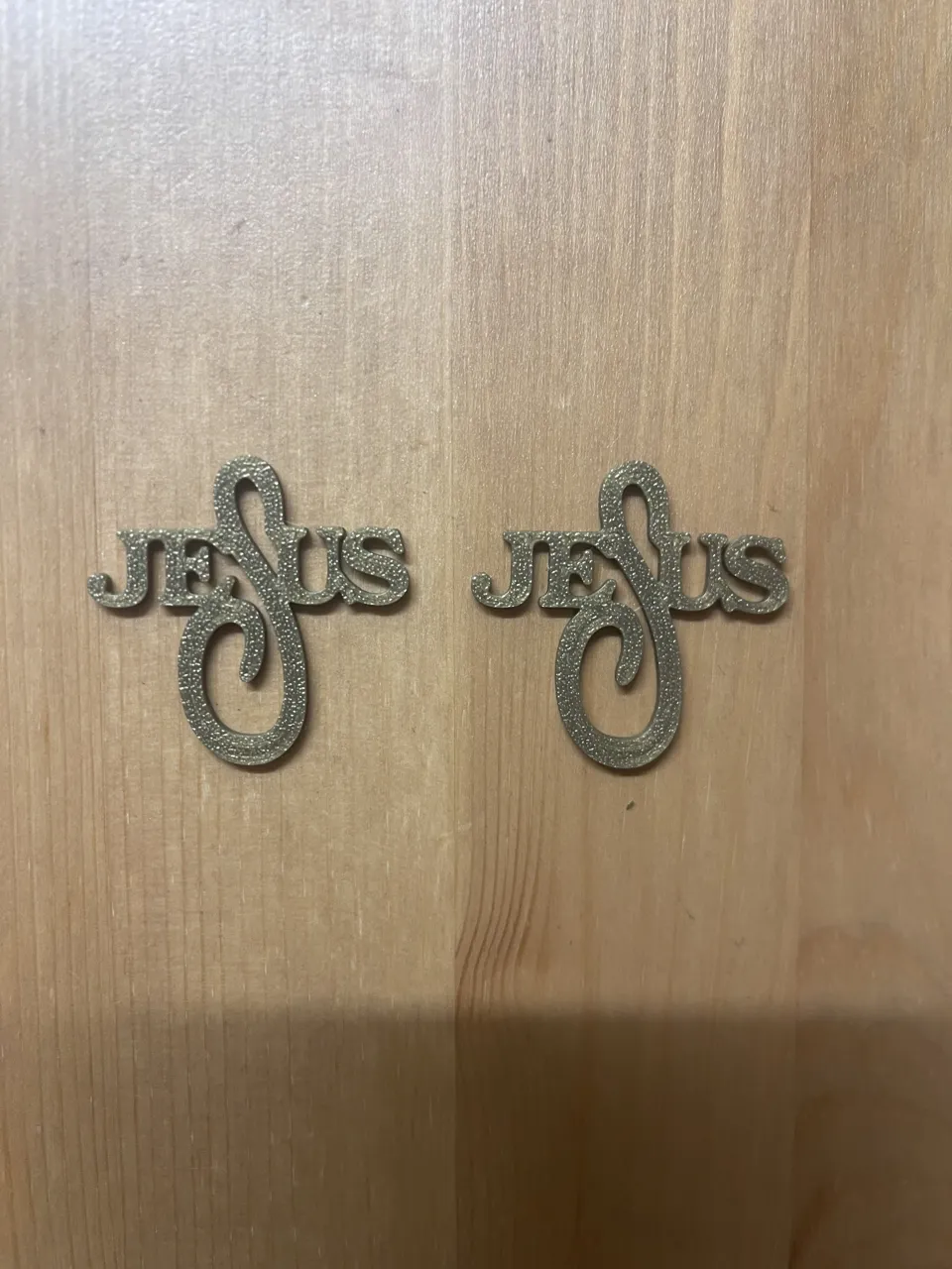 Jesus Earrings view 2