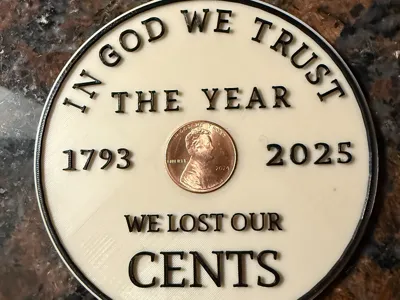 Bye Bye Penny Ornament