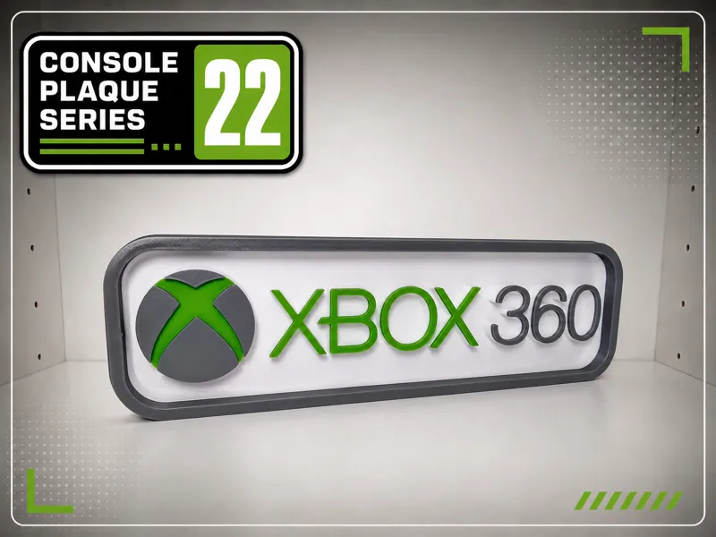 Console Logo Plaque - Xbox 360