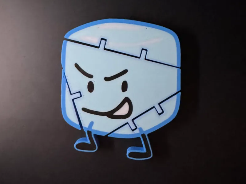 Ice Cube Battle for Dream Island Flexi Toy BFDI