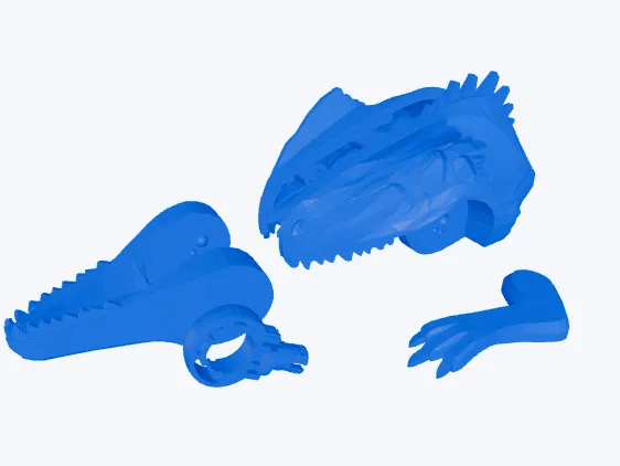 L3go JW Giganotosaurus' head and arms update
