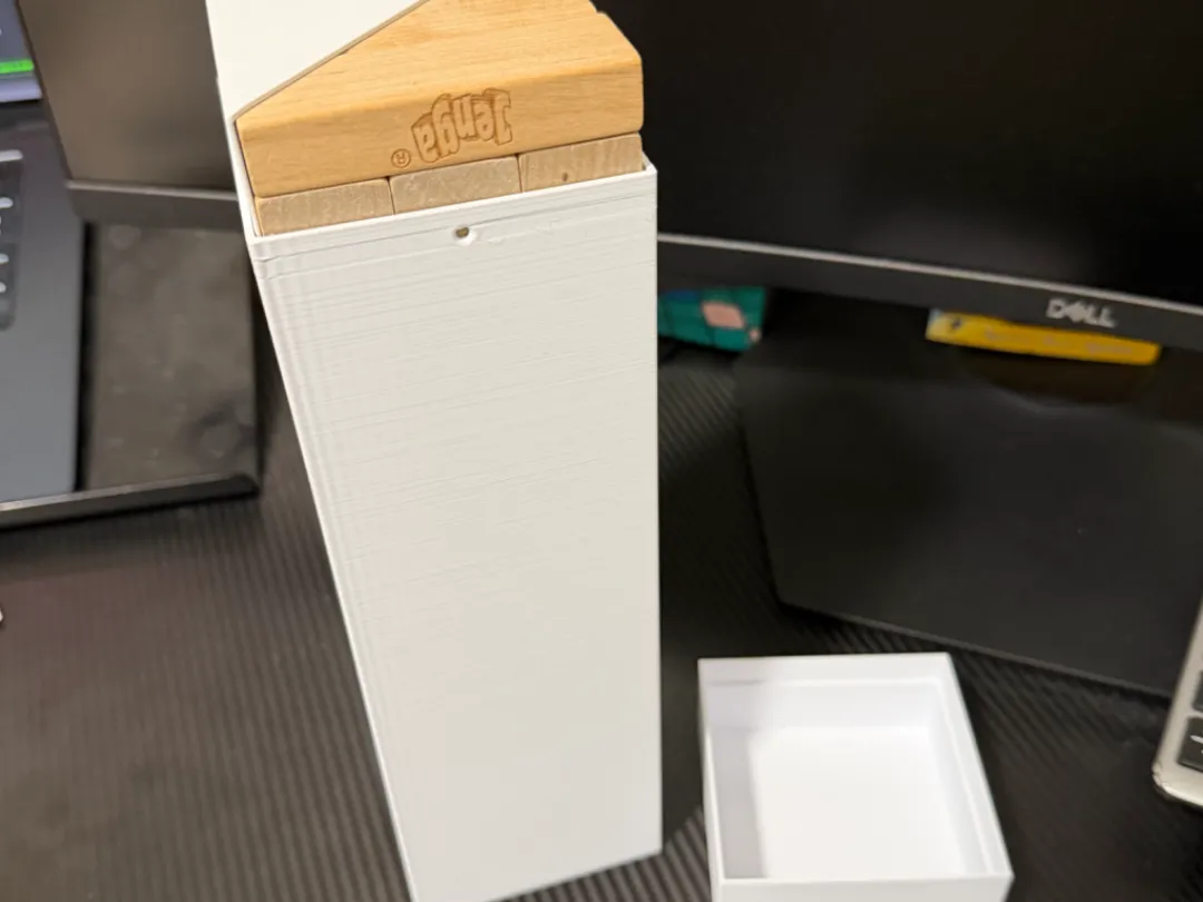 Boîte de rangement pour jeu de Jenga