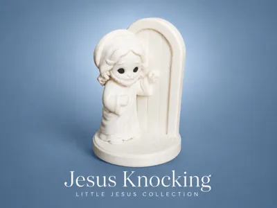Jesus Knocking  (Little Jesus Collection)