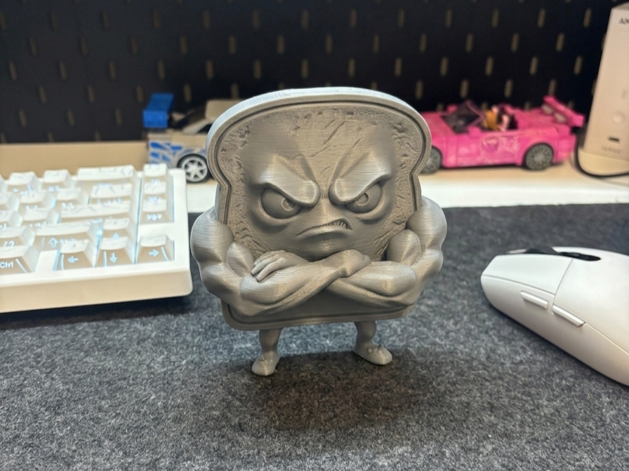 Buff Toast: The Angriest Bread on MakerWorld