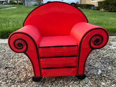 Red Thinking Chair