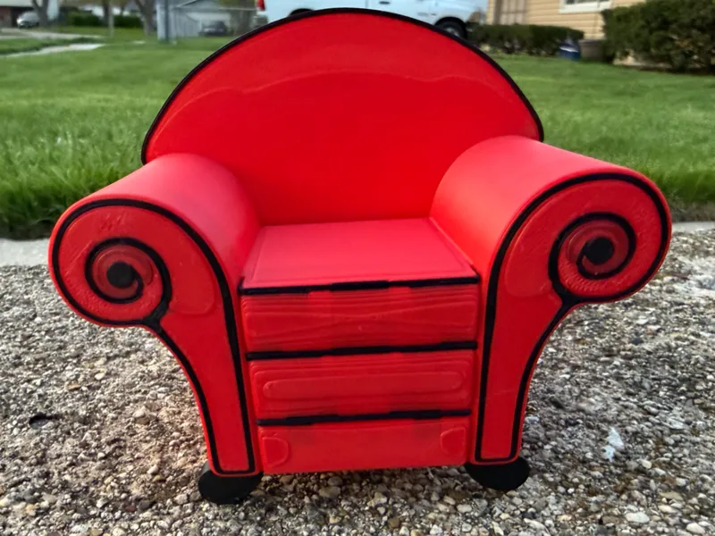 Red Thinking Chair