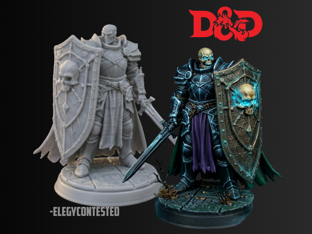 DnD Ready - Skeletal Warrior Sentinel (40mm)
