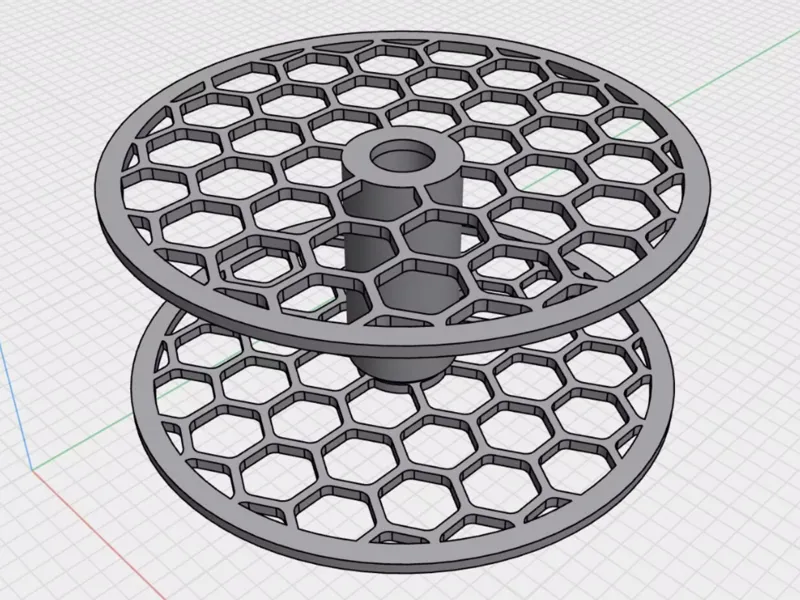 3kg 料盘，可用于修复摔坏的3kg料盘（3kg filament spool）