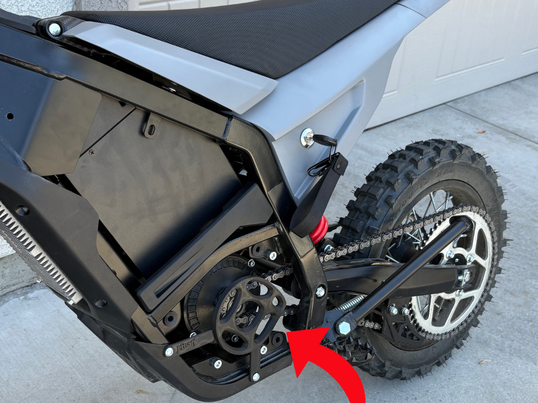 Yozma IN 10 Style Motor Cover. "Prickles" Style.