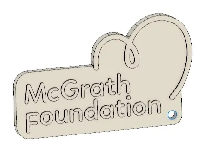 Mc Grath Foundation Keychain