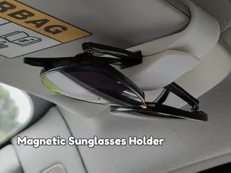 CAR VISOR MAGNETIC SUNGLASSES HOLDER