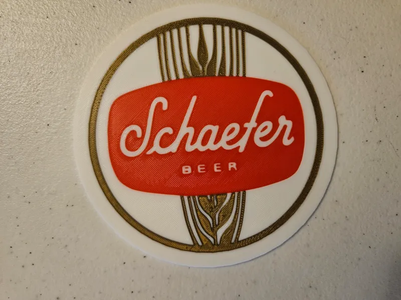 Schaefer Beer coaster
