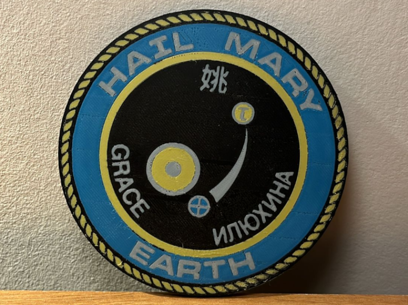 Project Hail Mary - Official Mission Patch Coaster
