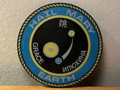 Project Hail Mary - Official Mission Patch Coaster