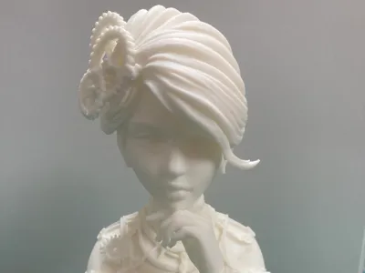Steampunk Girl Thinking