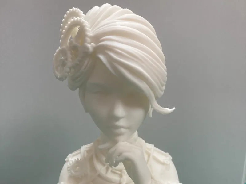 Steampunk Girl Thinking