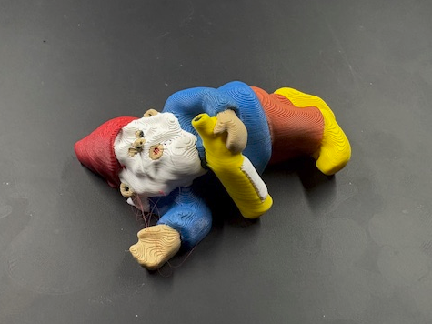 Mini (drunk asleep) gnome