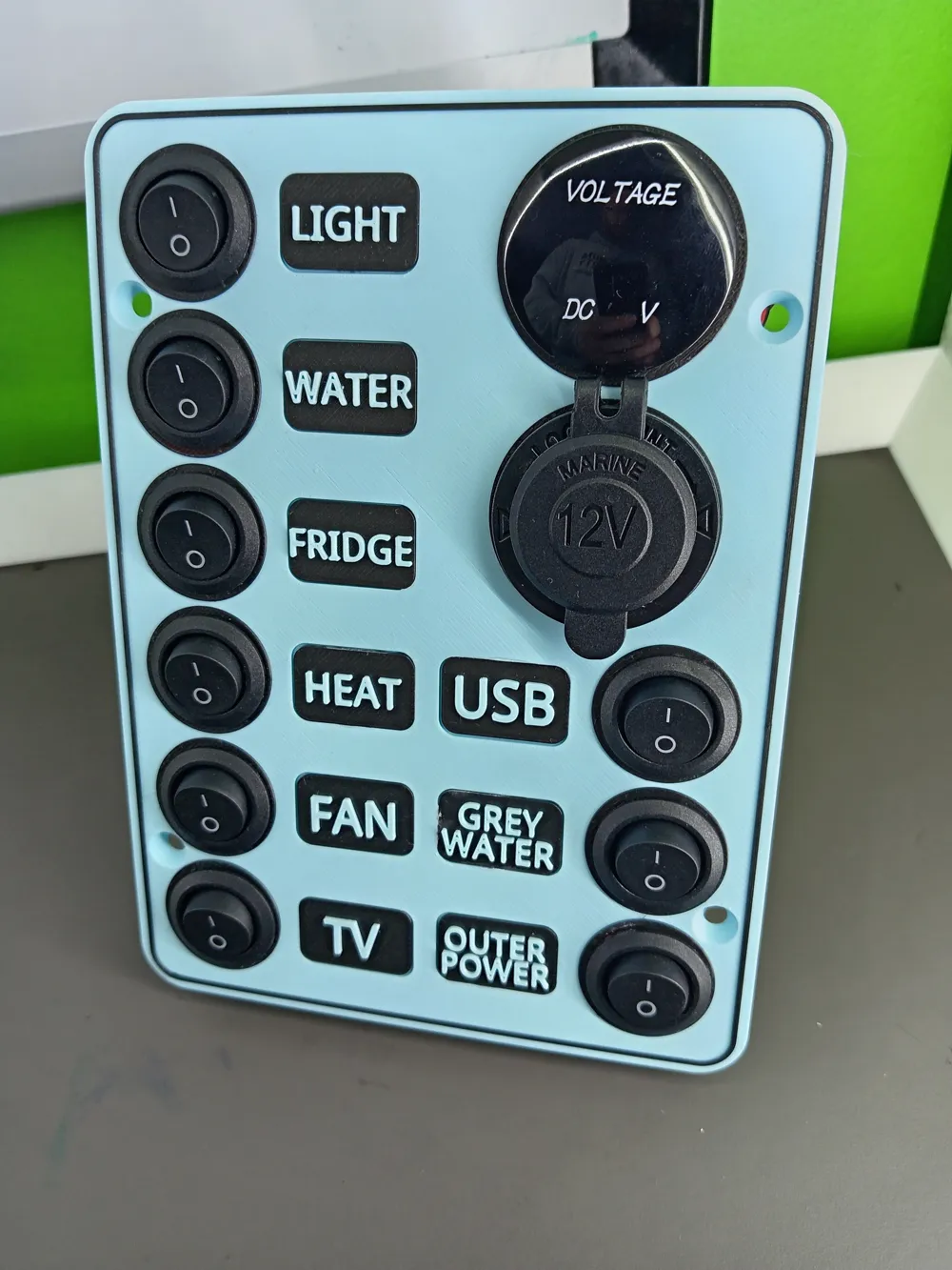 12V Switch Panels - Van Conversion - Power Panels - Free 3D Print Model ...