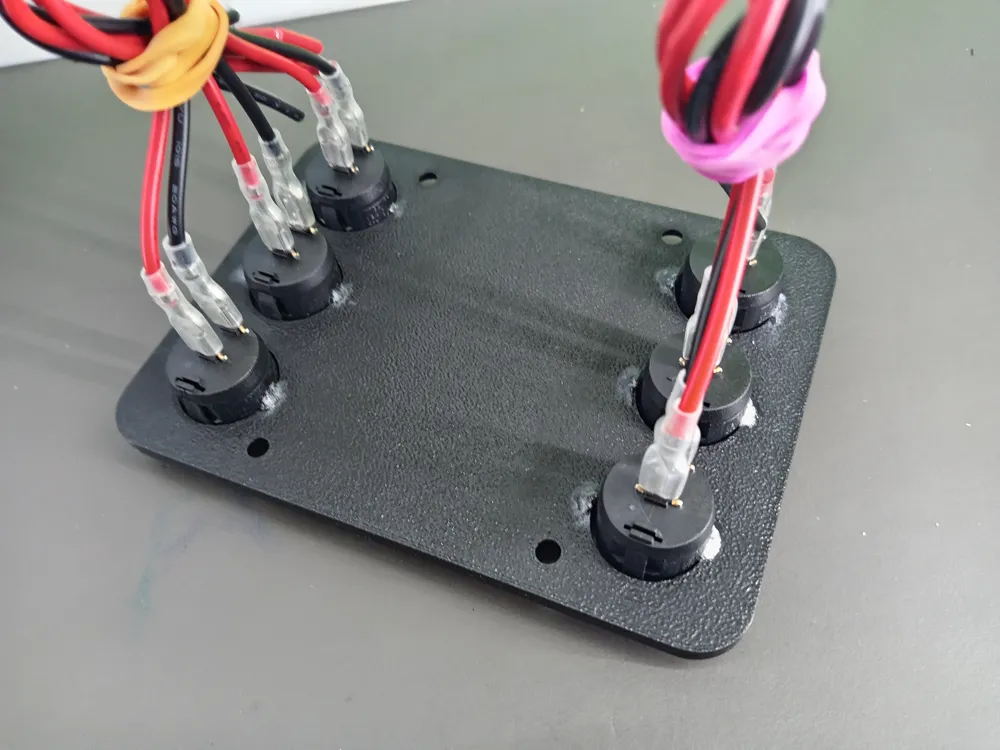 12V Switch Panels - Van Conversion - Power Panels - Free 3D Print Model ...