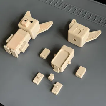 Accesorio para impresora 3D: Fennec Super Bear Adventure — vista de referencia 3