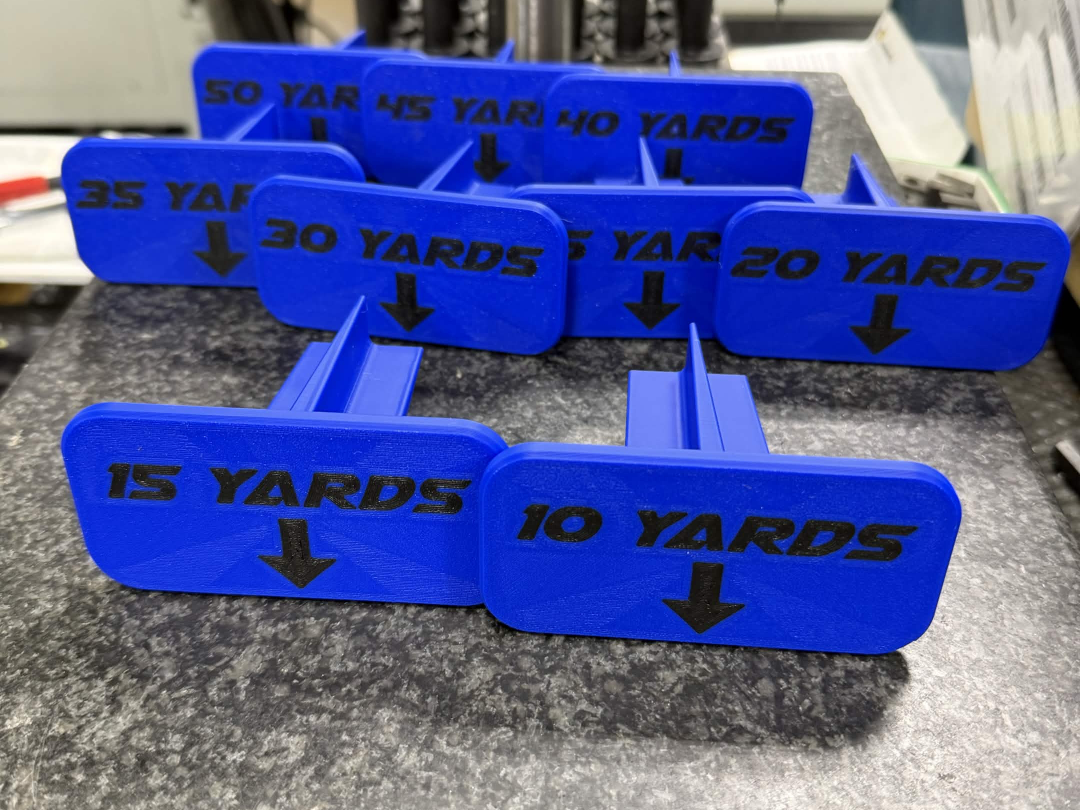 Yardage Marker Pack - 10 to 50 Yards