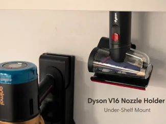 Dyson V16 Animal Nozzle Holder - Undershelf Mount
