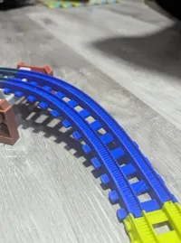Rising Left curve track