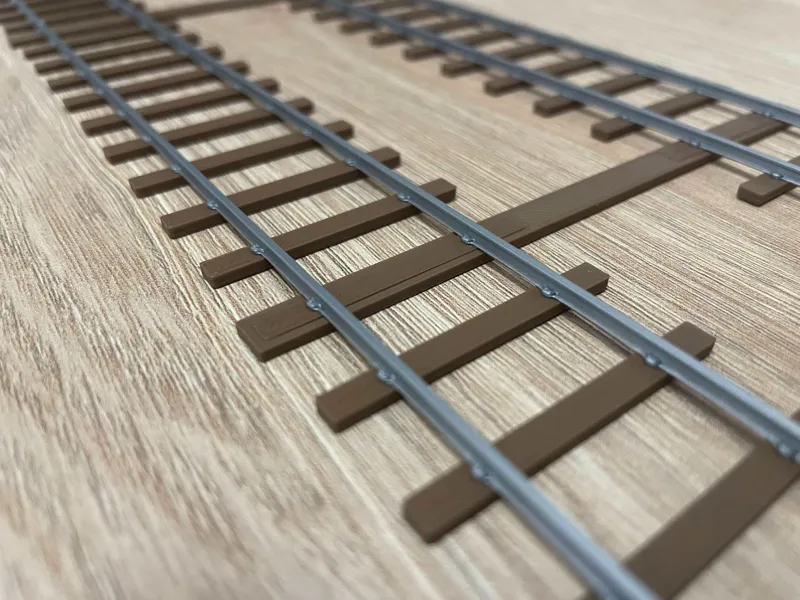 Dragon Railway pararell track jont