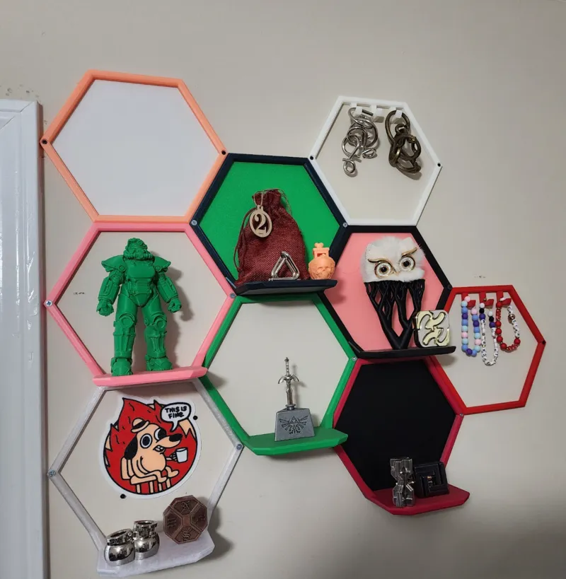 Hexagonal Shelf Collection